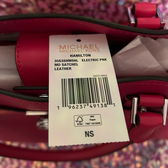 Electric Pink Michael Kors Bag - Picture 3 of 7